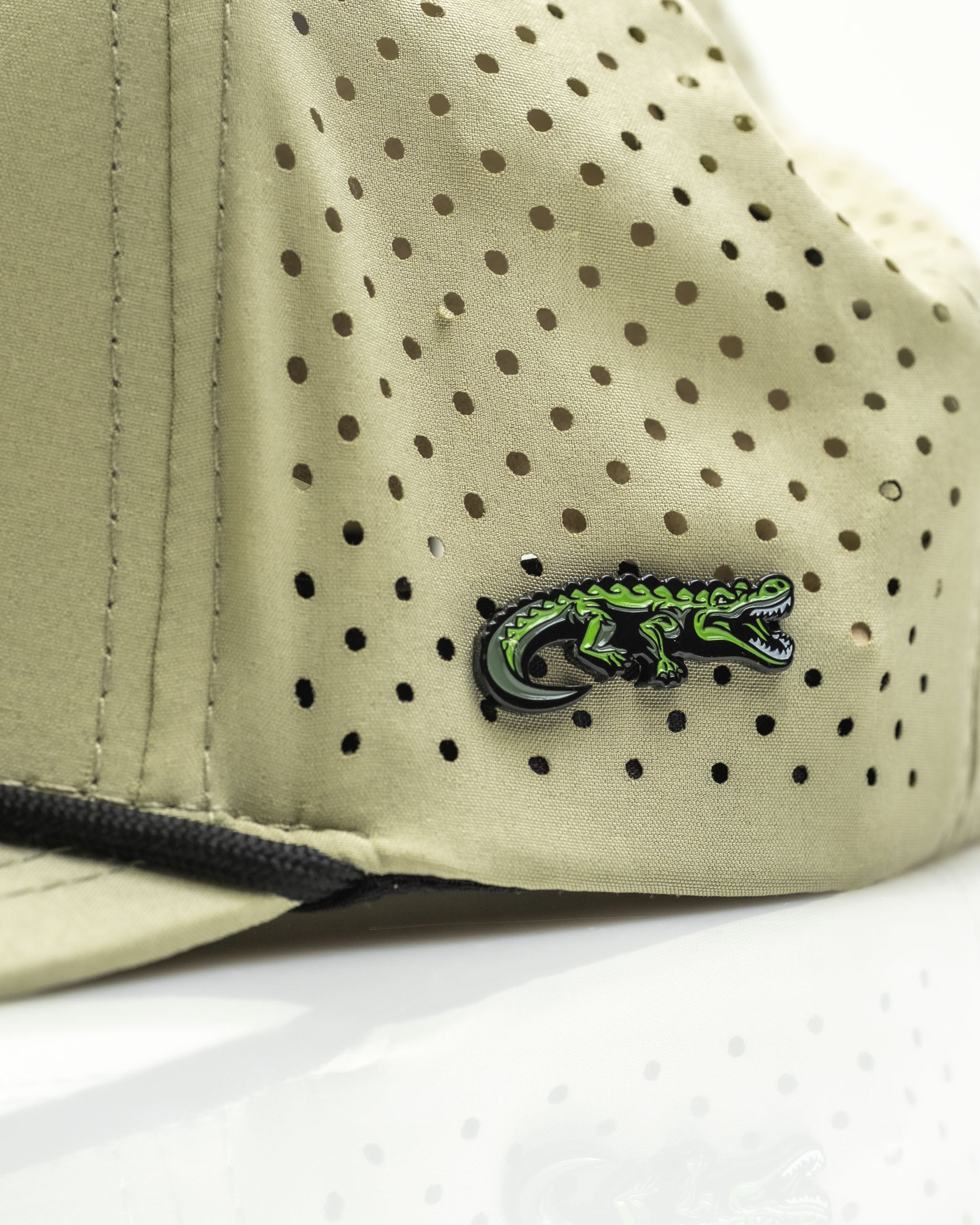 Gator Olive - Perforated Rope Hat