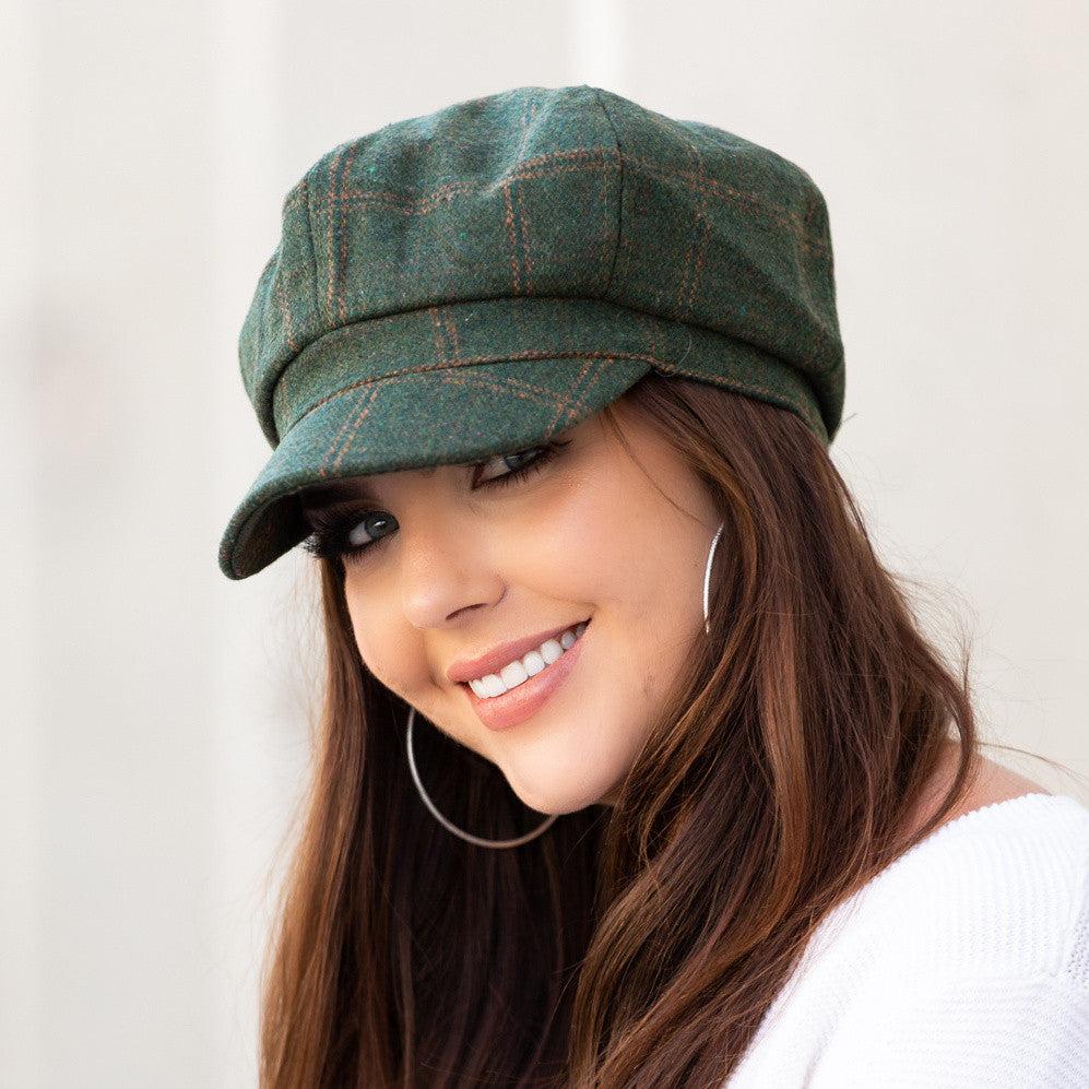 Tweed Newsboy Hats