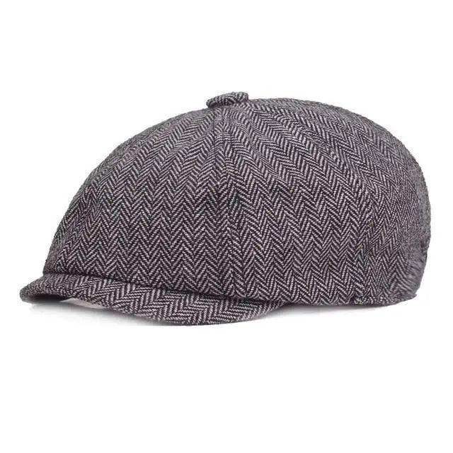 Classic Fashion Men’s Autumn Cap For Men Retro Casual Design Four Season Hats For Boys Vintage Design Flat Caps For Men