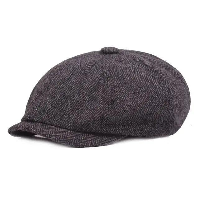 Classic Fashion Men’s Autumn Cap For Men Retro Casual Design Four Season Hats For Boys Vintage Design Flat Caps For Men