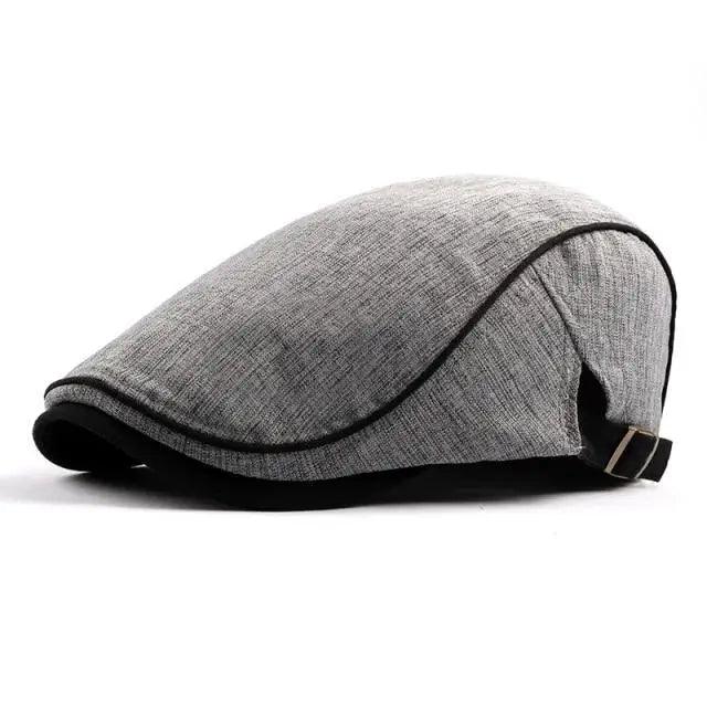 Classic Fashion Men’s Autumn Cap For Men Retro Casual Design Four Season Hats For Boys Vintage Design Flat Caps For Men