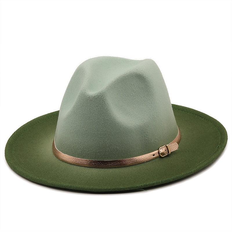 Winter Autumn Polyester Men And Women Big Fedora Hat Jazz Top Hat Autumn and Winter Solid Color Comfortable Hat Wedding Hat Fedoras Jazz Hat Outdoor 2 Mixed Colors Hats